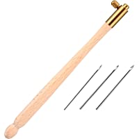 Gancho para Tambor con 3 Agujas (70 90-100) Herramientas de Aguja para Bordar con Cuentas Juego de Herramientas de…